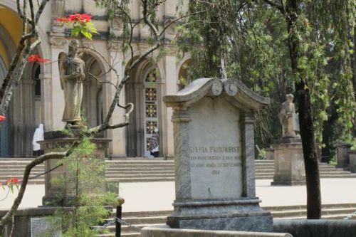 Sylvia Pankhurst grave in Addis