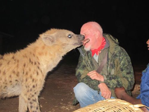howie "kissing " hyena